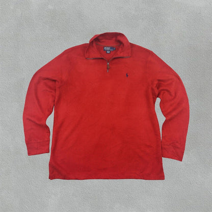 Red Ralph Lauren Half Zip - Men L - New - Revaleur