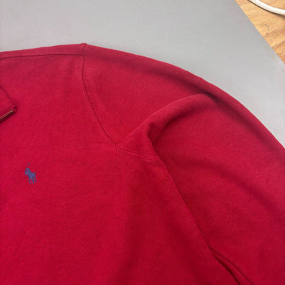 Red Ralph Lauren Half Zip - Men L - Very Good - Revaleur