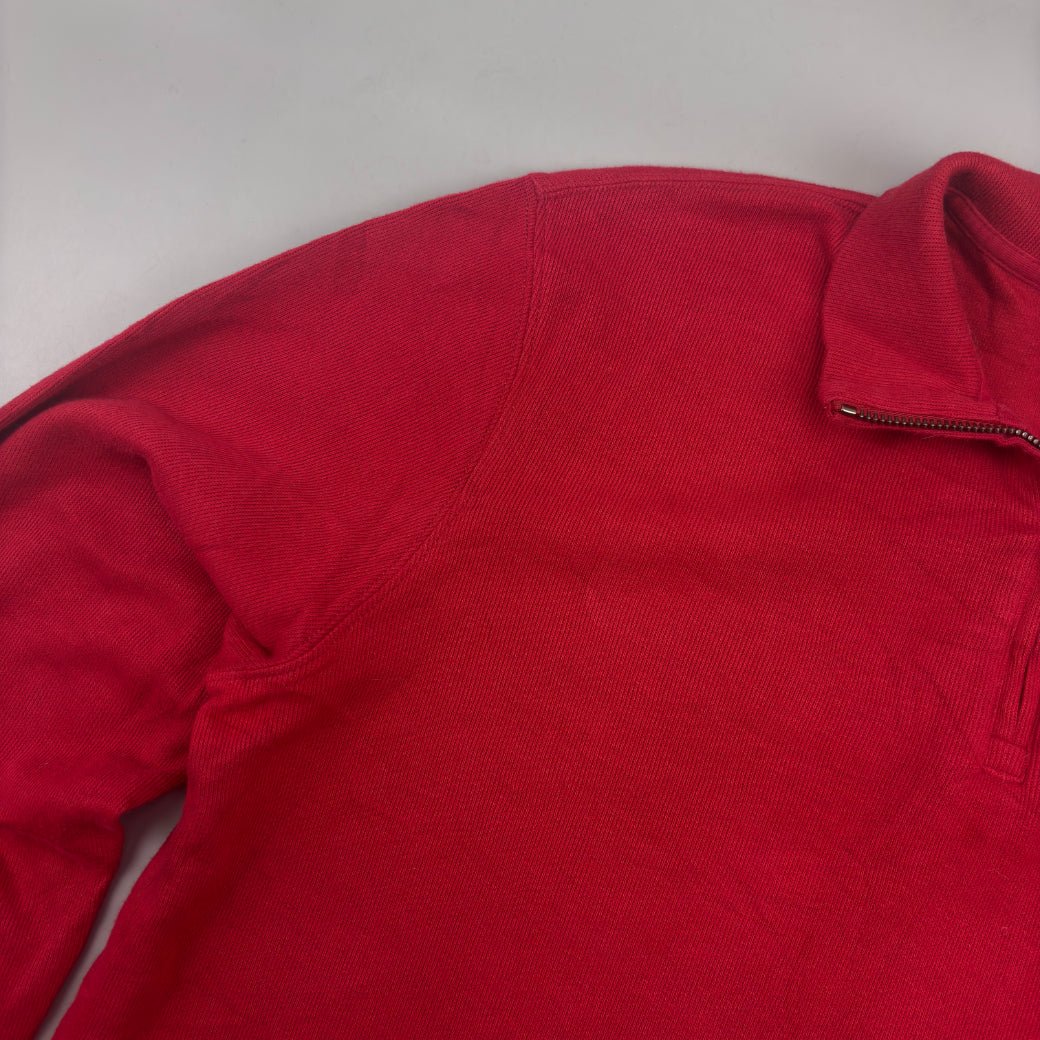 Red Ralph Lauren Half Zip - Men M - Very Good - Revaleur