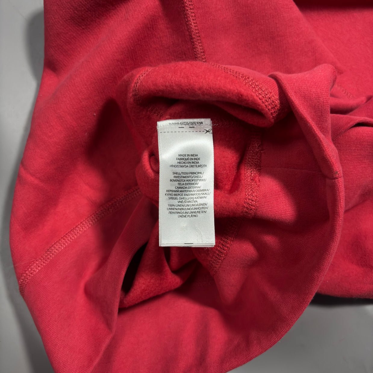Red Ralph Lauren Hoodie – L – Excellent Condition - Revaleur