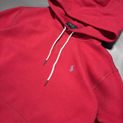 Red Ralph Lauren Hoodie – L – Excellent Condition - Revaleur