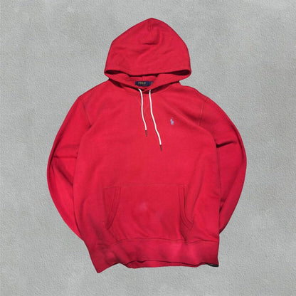 Red Ralph Lauren Hoodie – L – Excellent Condition - Revaleur