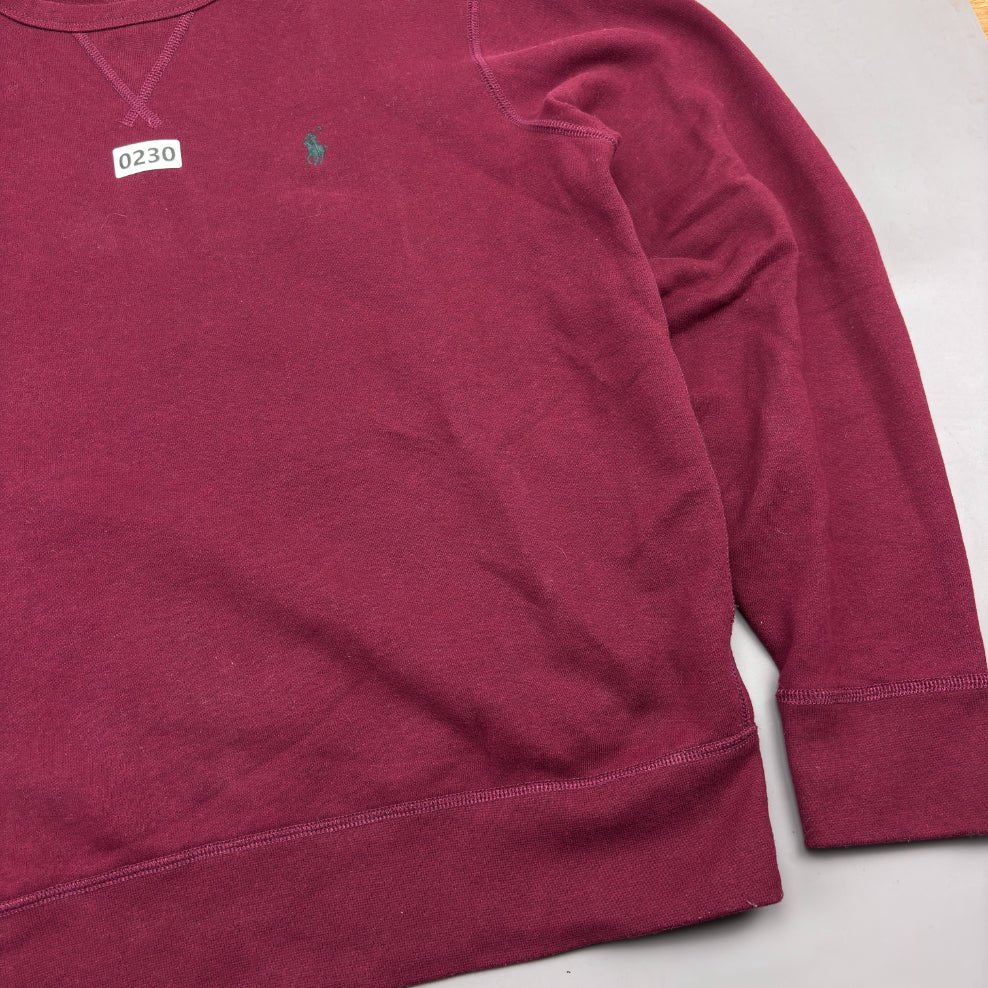 Red Ralph Lauren Jumper - M - Very Good - Revaleur