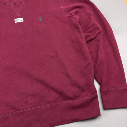 Red Ralph Lauren Jumper - M - Very Good - Revaleur