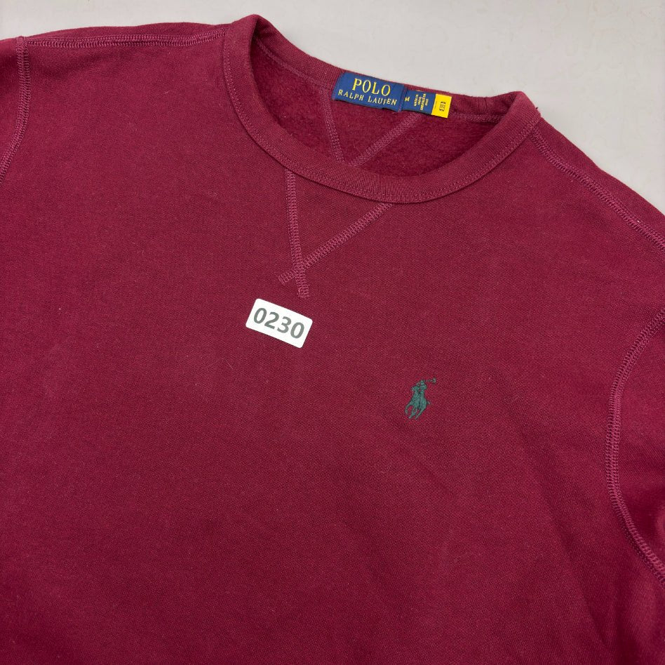 Red Ralph Lauren Jumper - M - Very Good - Revaleur