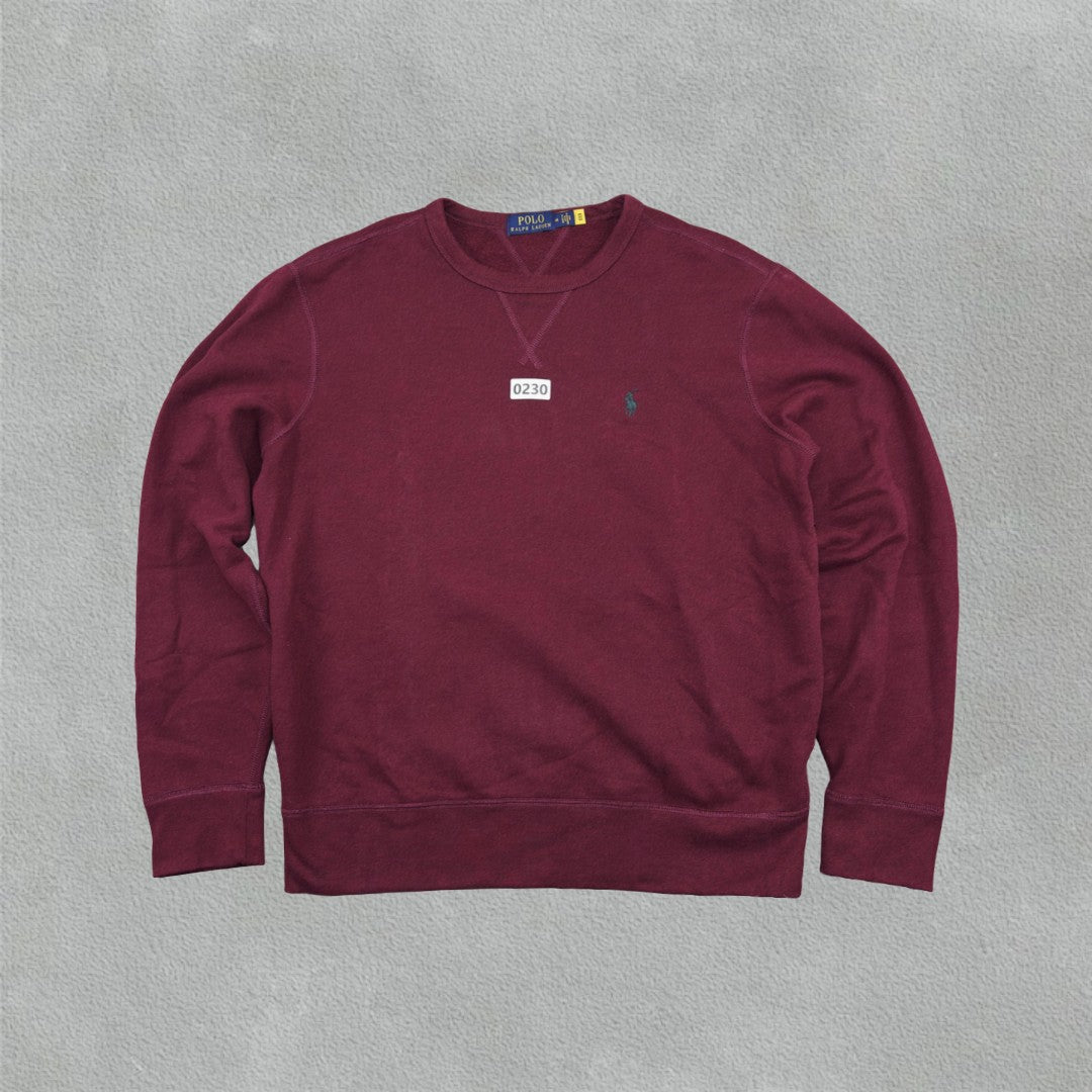 Red Ralph Lauren Jumper - M - Very Good - Revaleur