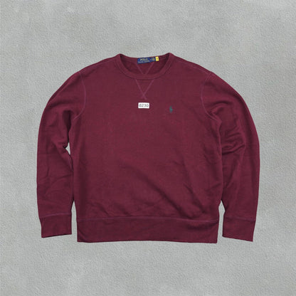 Red Ralph Lauren Jumper - M - Very Good - Revaleur