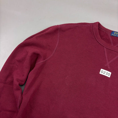 Red Ralph Lauren Jumper - M - Very Good - Revaleur