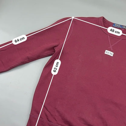 Red Ralph Lauren Jumper - M - Very Good - Revaleur