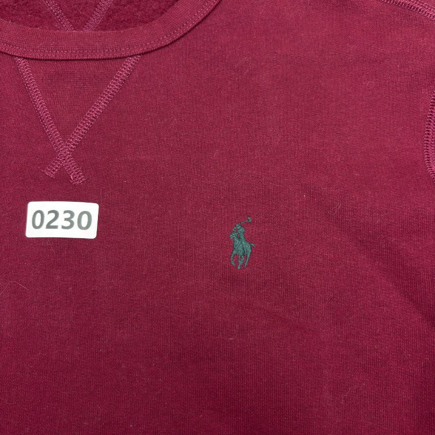 Red Ralph Lauren Jumper - M - Very Good - Revaleur