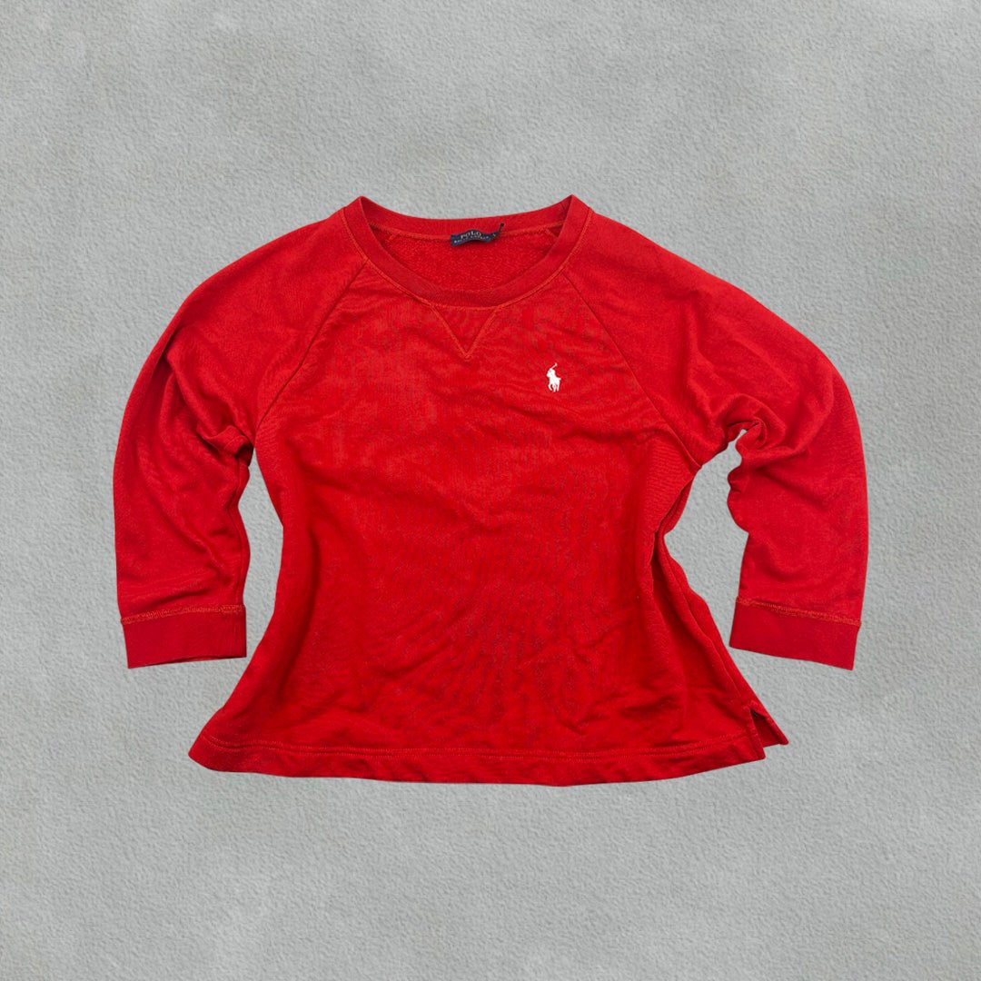 Red Ralph Lauren Jumper - Women L - Very Good - Revaleur