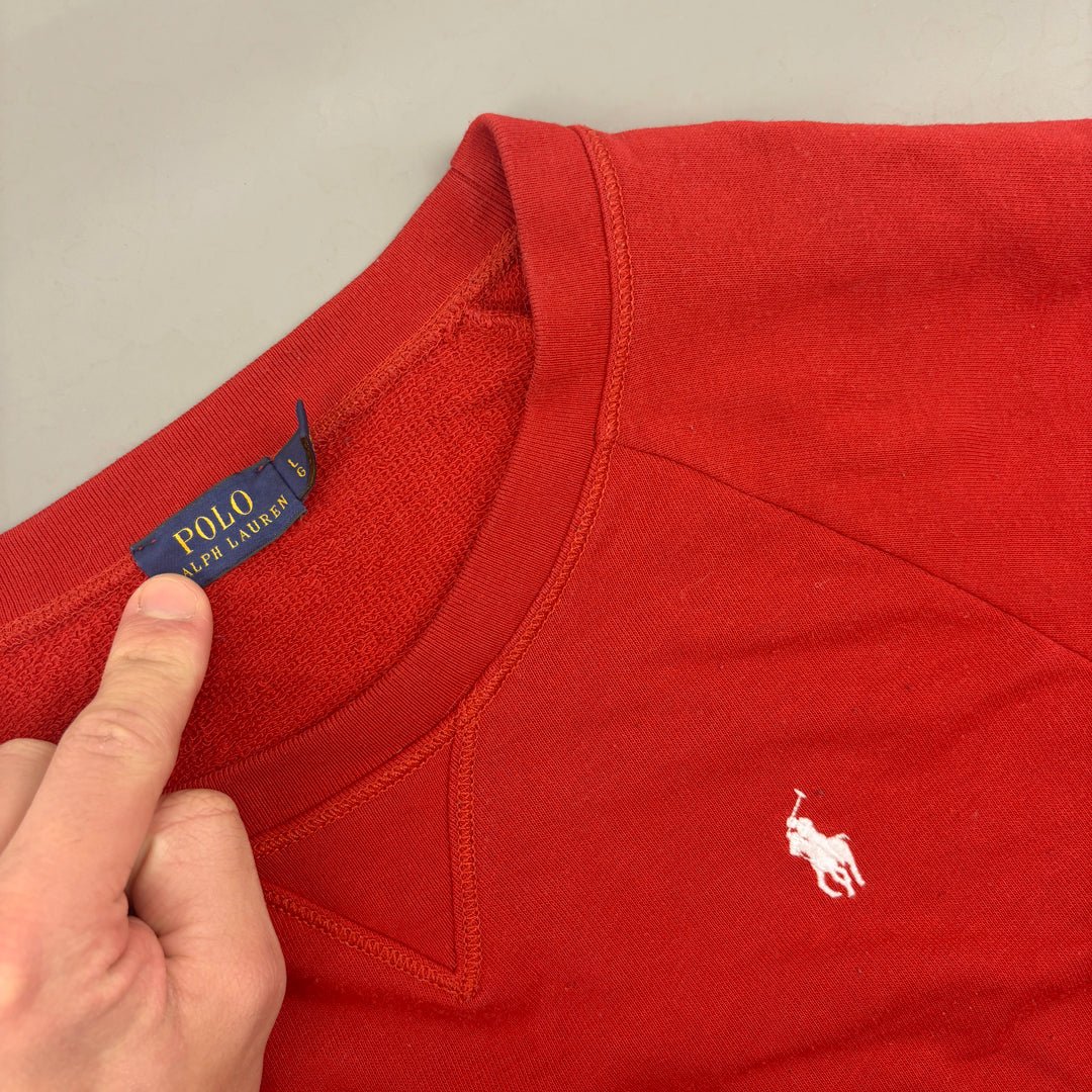 Red Ralph Lauren Jumper - Women L - Very Good - Revaleur