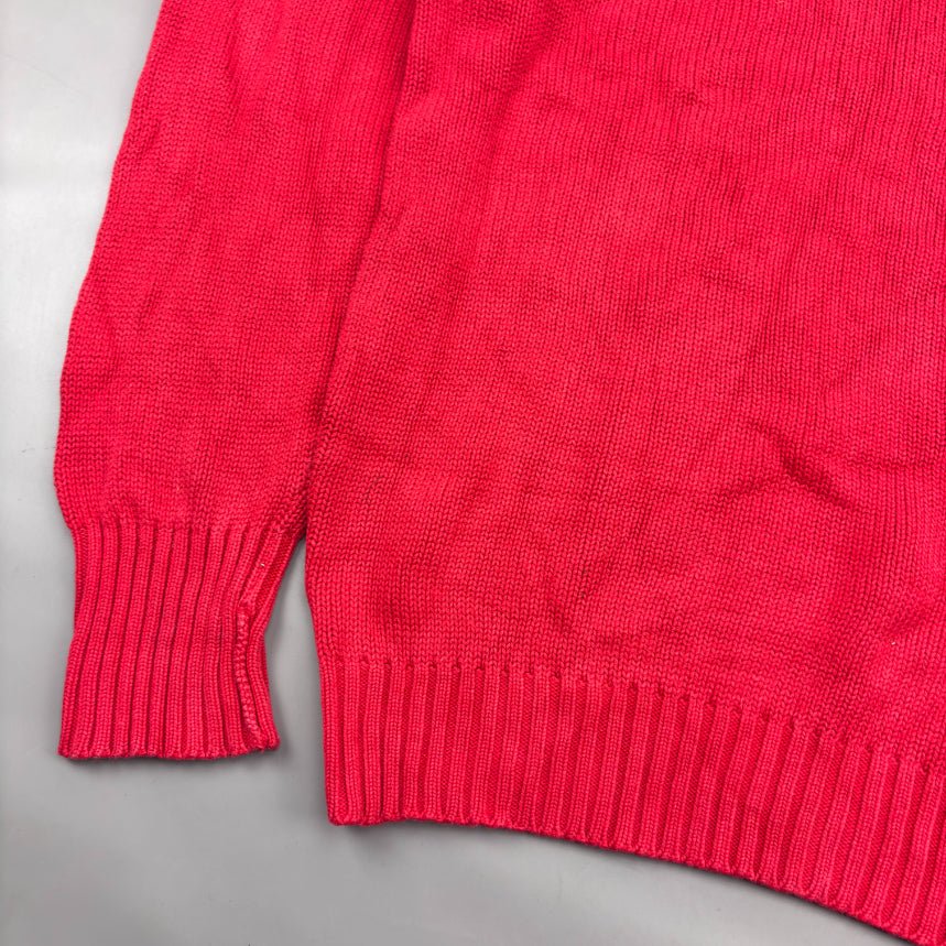 Red Ralph Lauren Knitted Sweater - L - Very Good - Revaleur