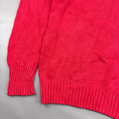 Red Ralph Lauren Knitted Sweater - L - Very Good - Revaleur