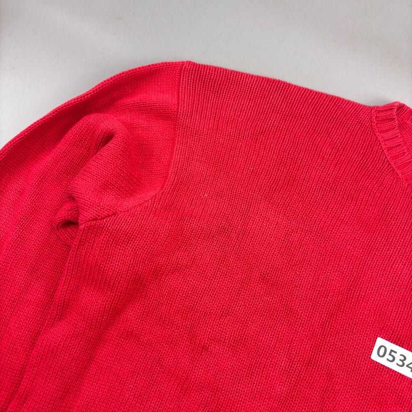 Red Ralph Lauren Knitted Sweater - L - Very Good - Revaleur