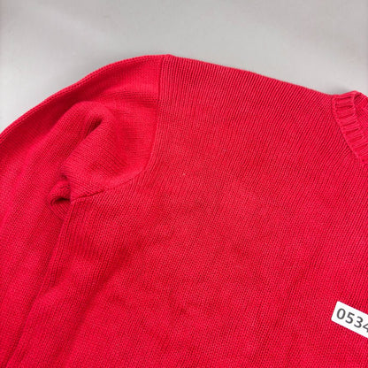 Red Ralph Lauren Knitted Sweater - L - Very Good - Revaleur