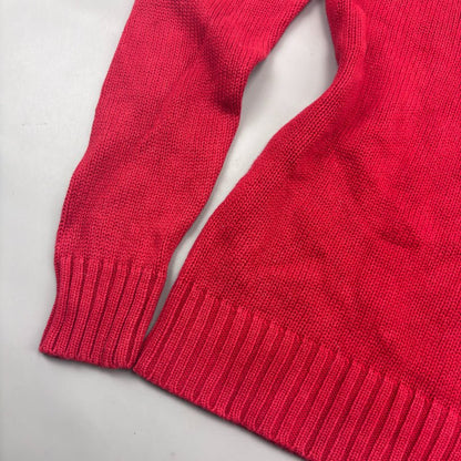 Red Ralph Lauren Knitted Sweater - L - Very Good - Revaleur