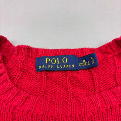 Red Ralph Lauren Knitted Sweater - M - New, Never Worn - Revaleur