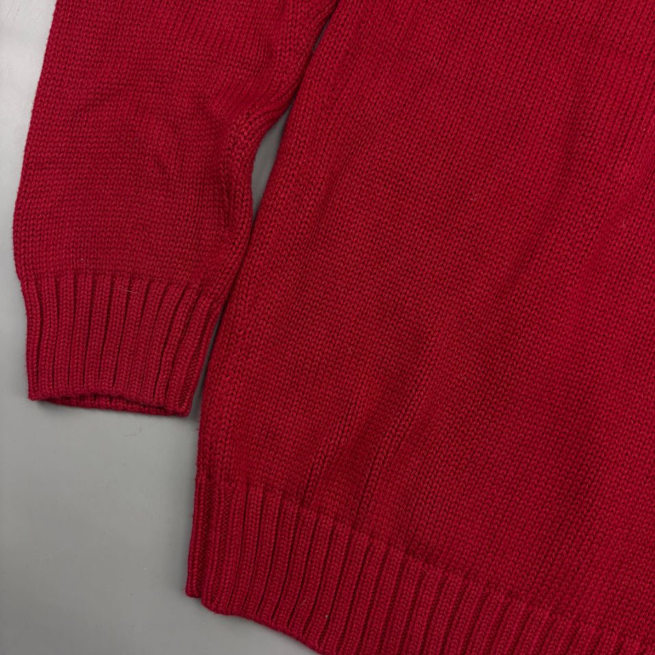 Red Ralph Lauren Knitted Sweater - Men XXL - Very Good - Revaleur