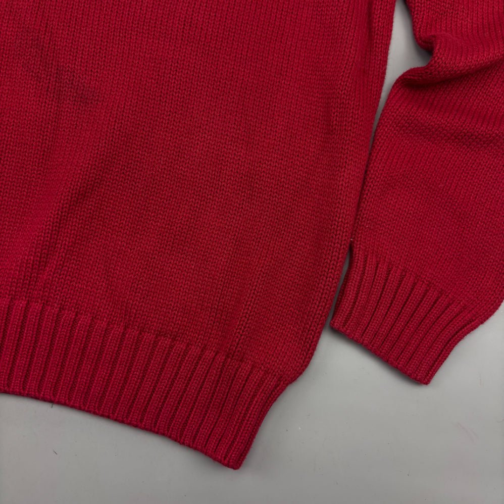 Red Ralph Lauren Knitted Sweater - Men XXL - Very Good - Revaleur