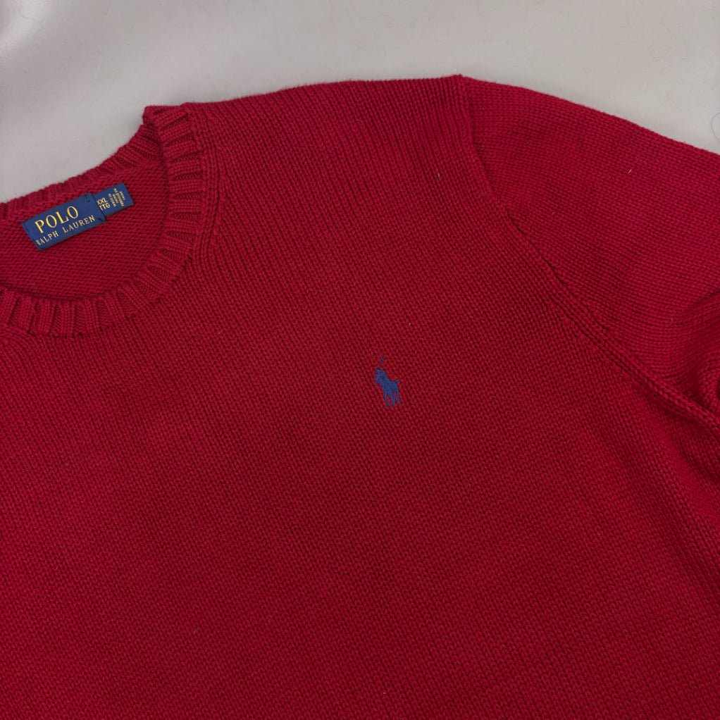 Red Ralph Lauren Knitted Sweater - Men XXL - Very Good - Revaleur