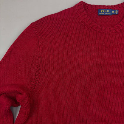 Red Ralph Lauren Knitted Sweater - Men XXL - Very Good - Revaleur