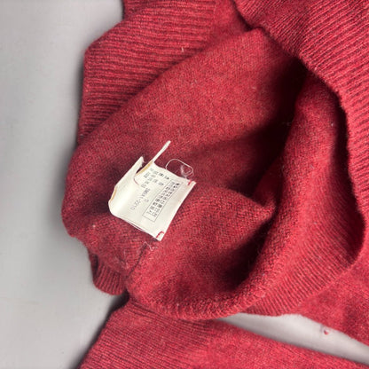 Red Ralph Lauren Knitted Sweater - S - Very Good - Revaleur