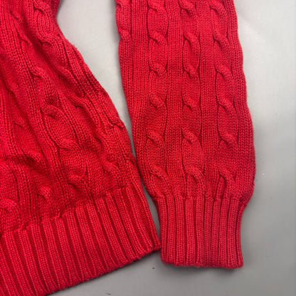 Red Ralph Lauren Knitted Sweater - Women L - Very Good - Revaleur