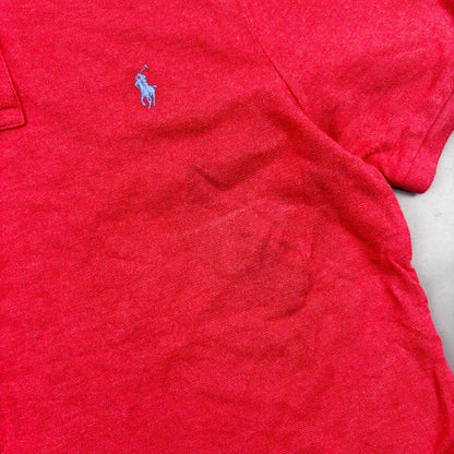 Red Ralph Lauren Polo Shirt - Men S - Very Good - Revaleur