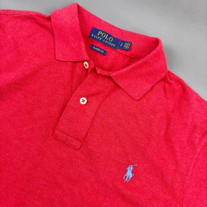 Red Ralph Lauren Polo Shirt - Men S - Very Good - Revaleur