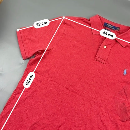 Red Ralph Lauren Polo Shirt - Men S - Very Good - Revaleur