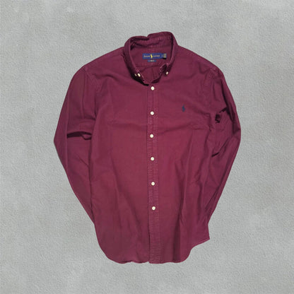 Red Ralph Lauren Shirt Slim Fit - S - Very Good Condition - Revaleur