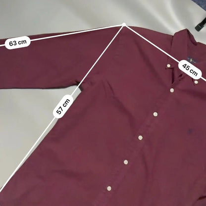 Red Ralph Lauren Shirt Slim Fit - S - Very Good Condition - Revaleur