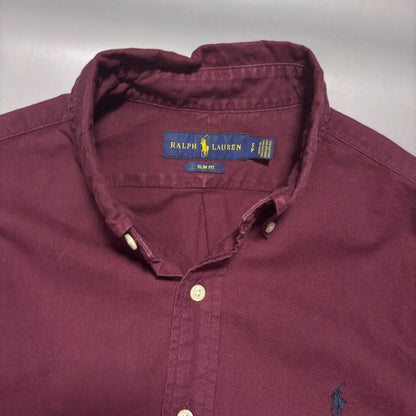 Red Ralph Lauren Shirt Slim Fit - S - Very Good Condition - Revaleur