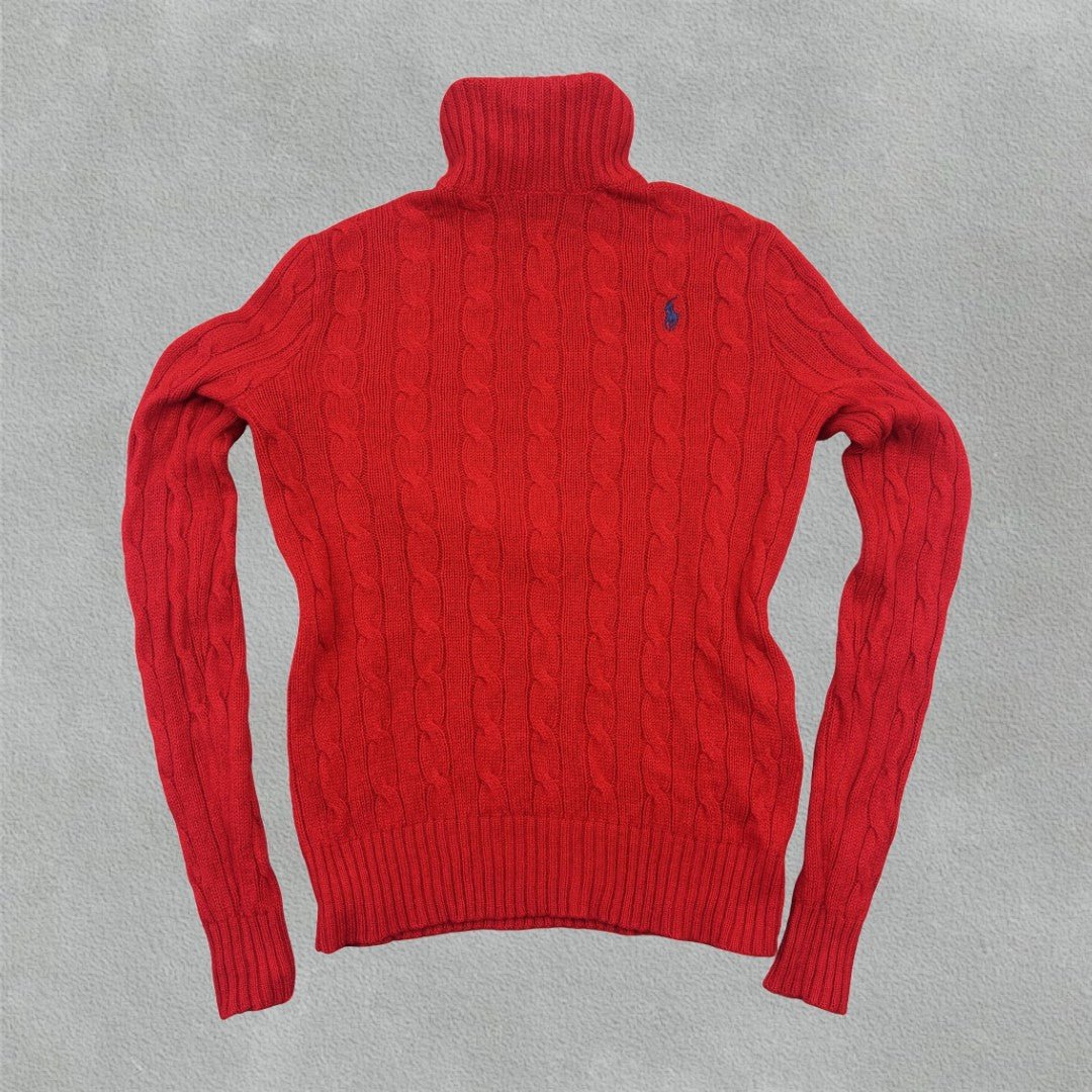 Red Ralph Lauren Turtleneck - Women XS - Very Good - Revaleur