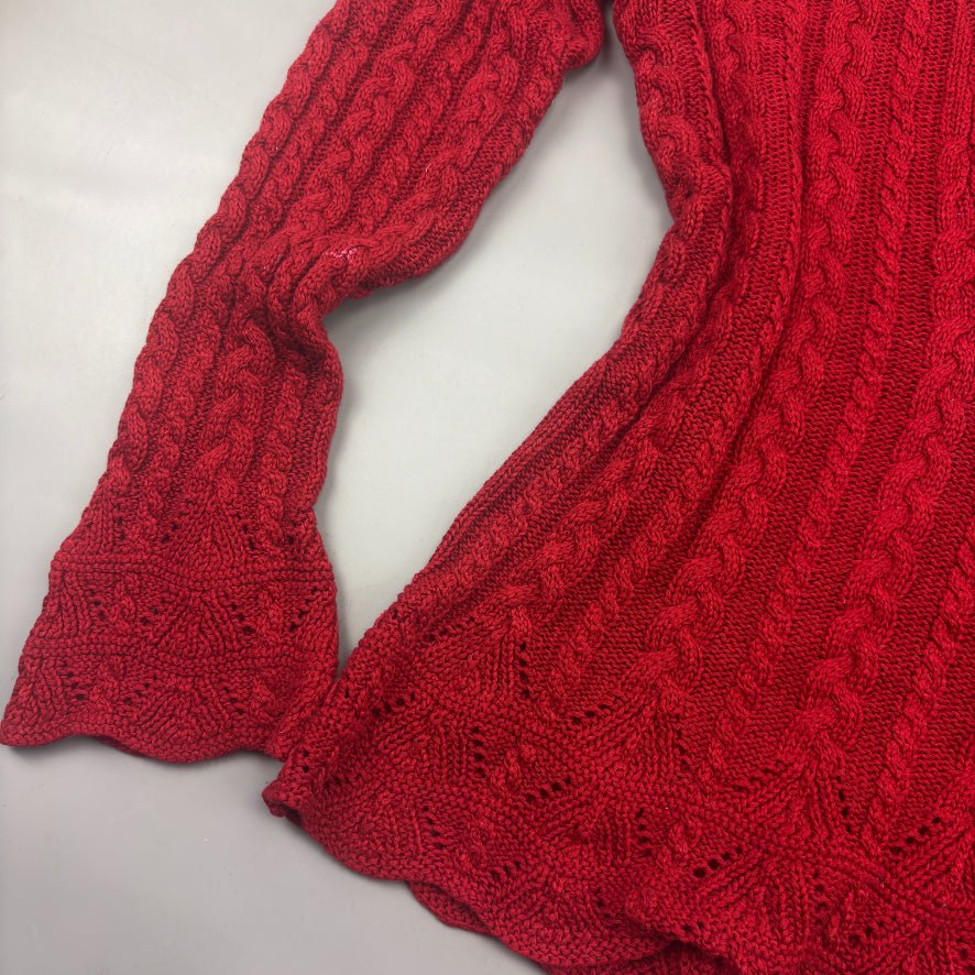 Red Ralph Lauren V - neck Sweater - Women XL - Very Good - Revaleur