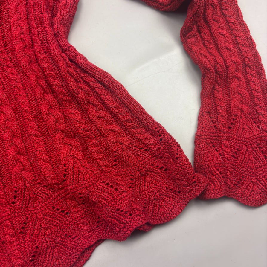 Red Ralph Lauren V - neck Sweater - Women XL - Very Good - Revaleur