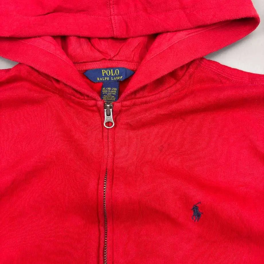 Red Ralph Lauren Zip Vest - Boys XL - Very Good - Revaleur
