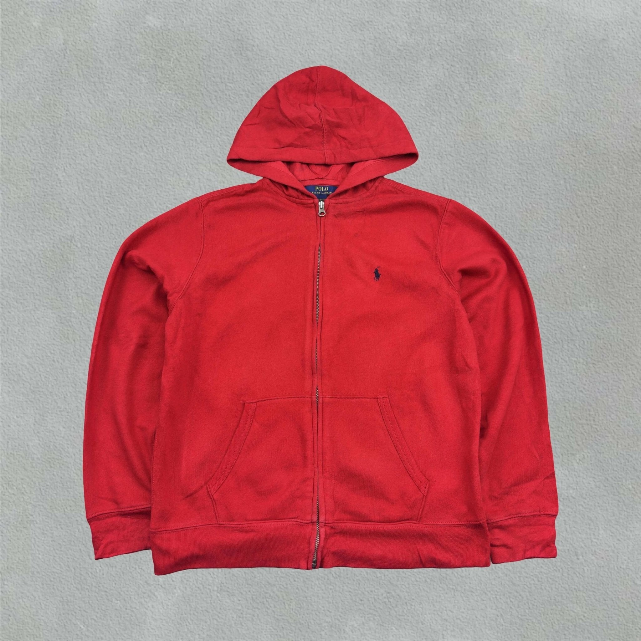 Red Ralph Lauren Zip Vest - Boys XL - Very Good - Revaleur