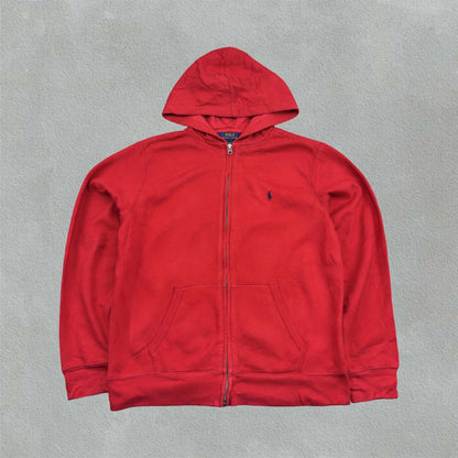 Red Ralph Lauren Zip Vest - Boys XL - Very Good - Revaleur