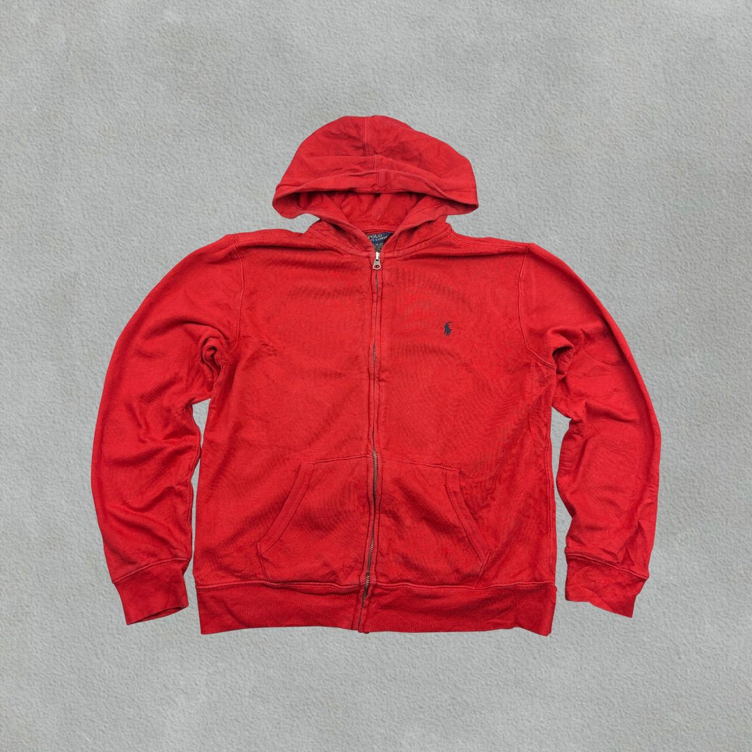 Red Ralph Lauren Zip Vest - Boys XL - Very Good - Revaleur