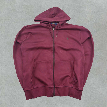 Red Ralph Lauren Zip Vest - L - Very Good - Revaleur