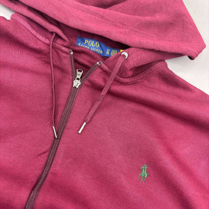 Red Ralph Lauren Zip Vest - L - Very Good - Revaleur