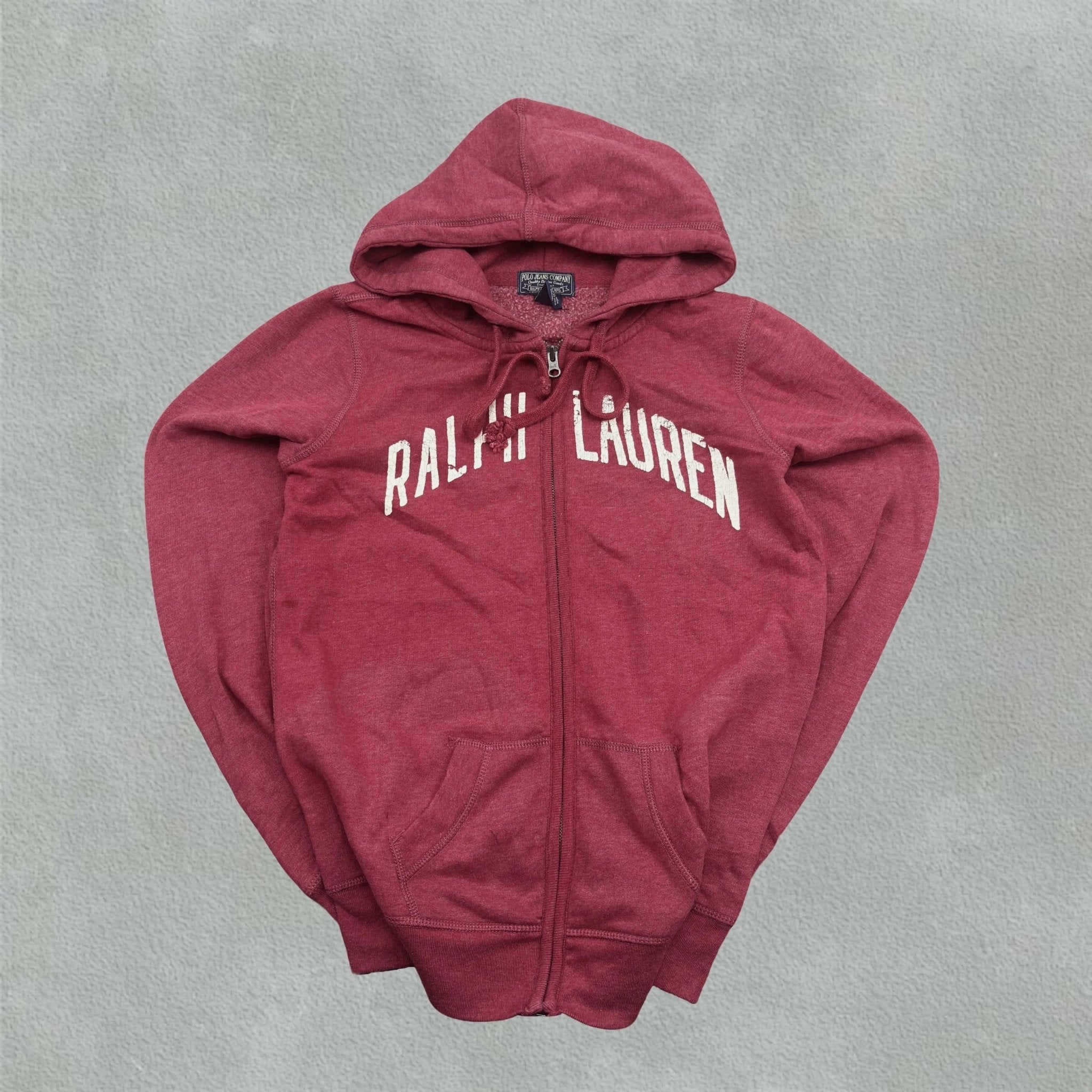 Red Ralph Lauren Zip Vest - M - Very Good - Revaleur