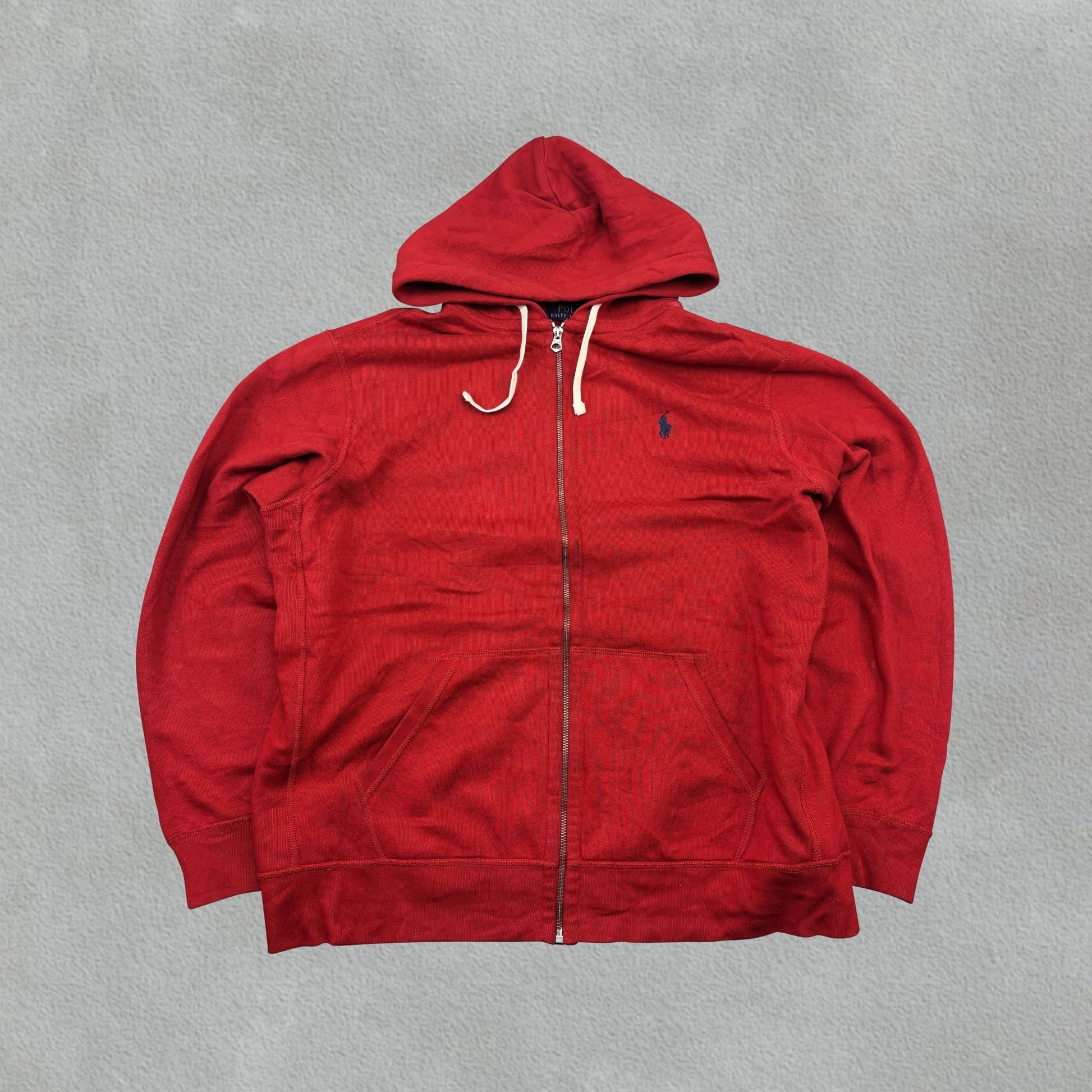 Red Ralph Lauren Zip Vest - Men XL - Very Good - Revaleur