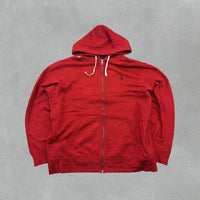 Red Ralph Lauren Zip Vest - Men XL - Very Good - Revaleur