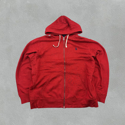 Red Ralph Lauren Zip Vest - Men XL - Very Good - Revaleur