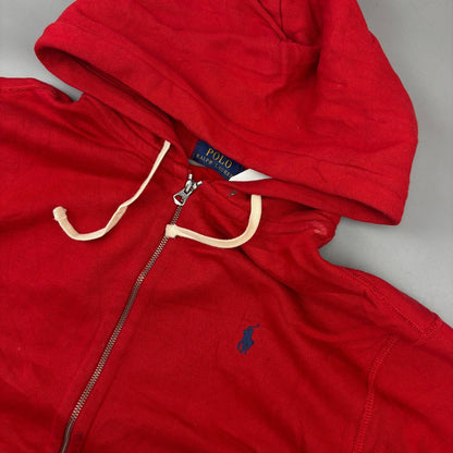 Red Ralph Lauren Zip Vest - Men XL - Very Good - Revaleur