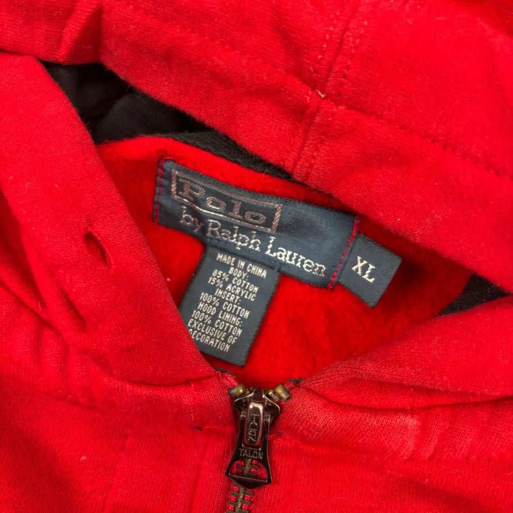 Red Ralph Lauren Zip Vest - Men XL - Very Good - Revaleur