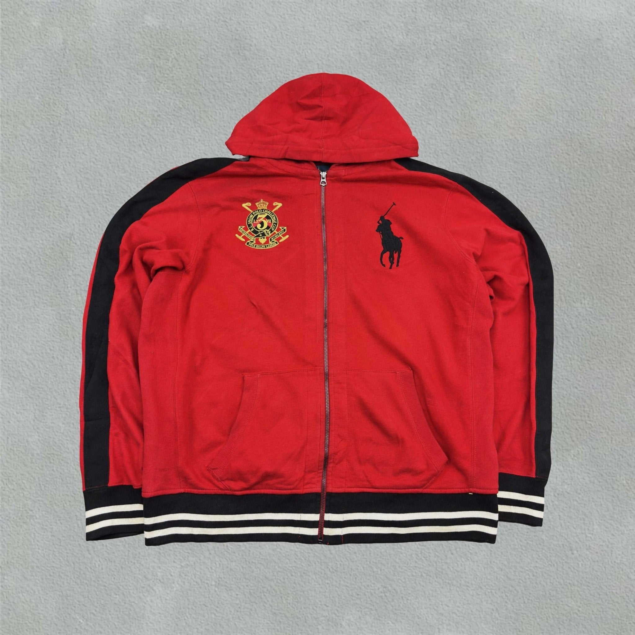 Red Ralph Lauren Zip Vest - Men XL - Very Good - Revaleur